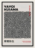 Affiche filet infini de Kusama art japonais
