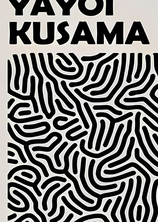 Gros plan sur filet infini de Kusama