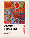 Affiche composition a pois de Kusama art japonais