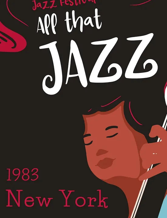 Gros plan sur les mains de la musicienne et la contrebasse jazz