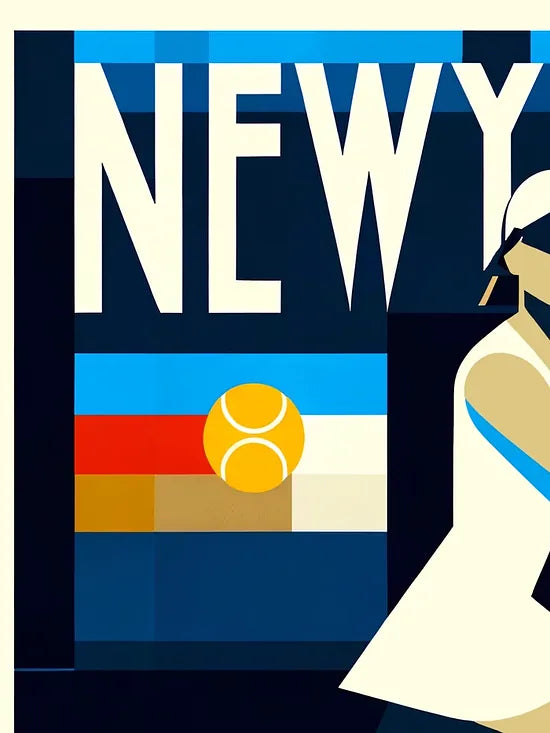 Gros plan sur la joueuse de tennis en revers et sa raquette