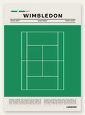 Plan de court de tennis de gazon vert, Wimbledon London